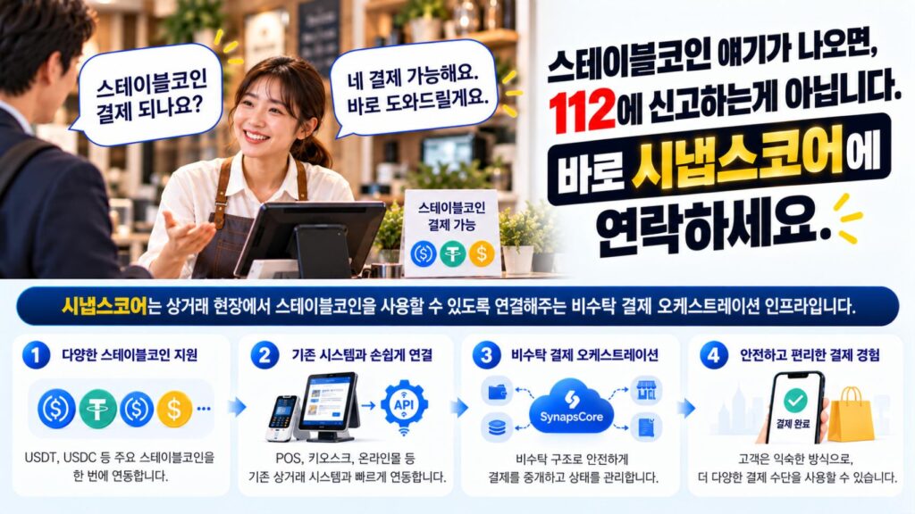 스테이블코인 결제되나요